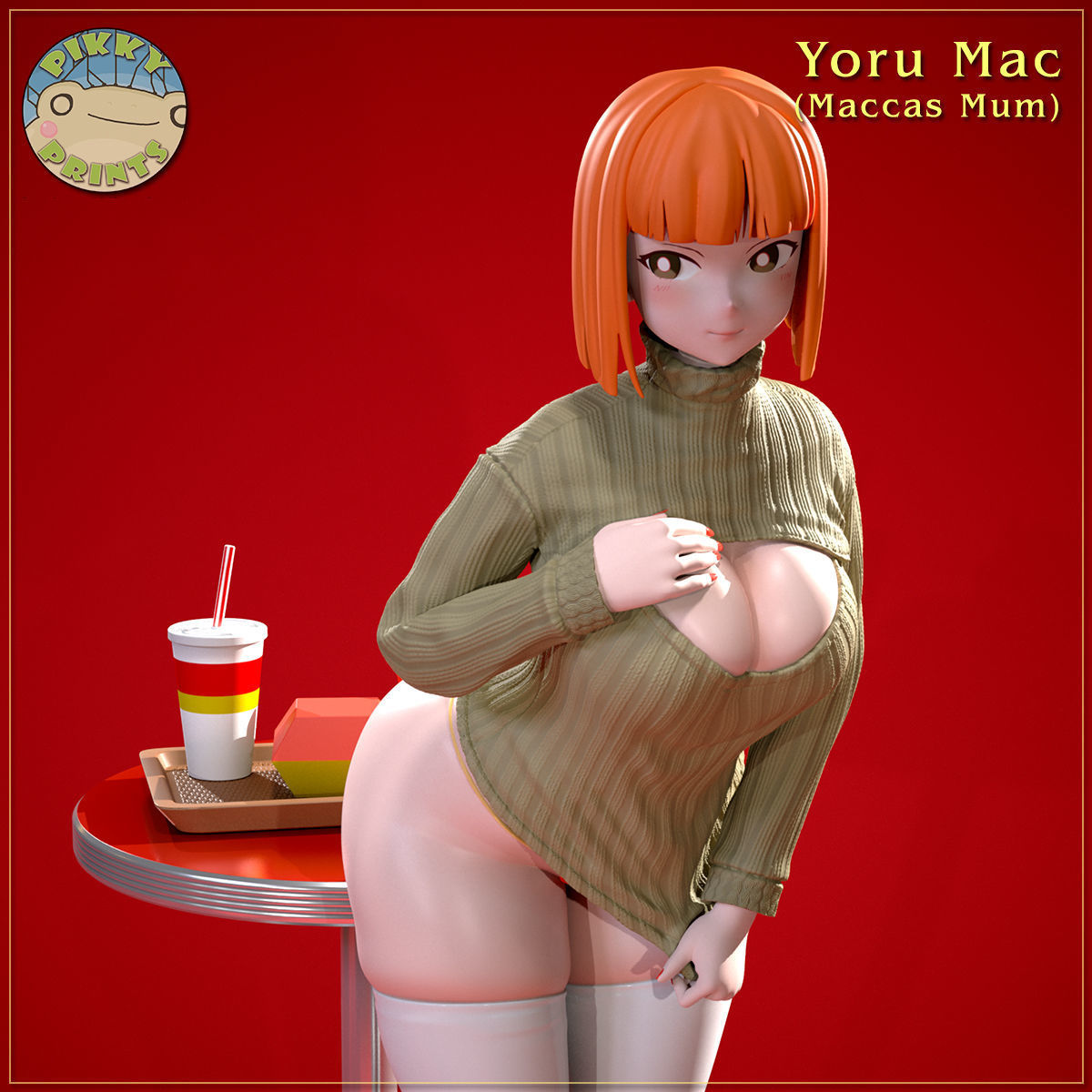 Yoru Mac - Maccas Mum 3D print model_4