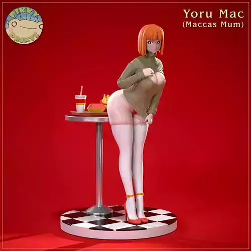Yoru Mac - Maccas Mum 3D print model Yoru Mac - Maccas Mum 3D print model