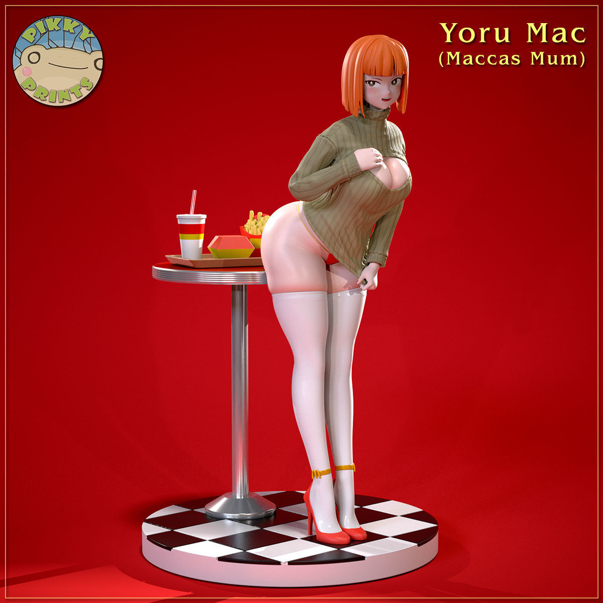 Yoru Mac - Maccas Mum 3D print model_1