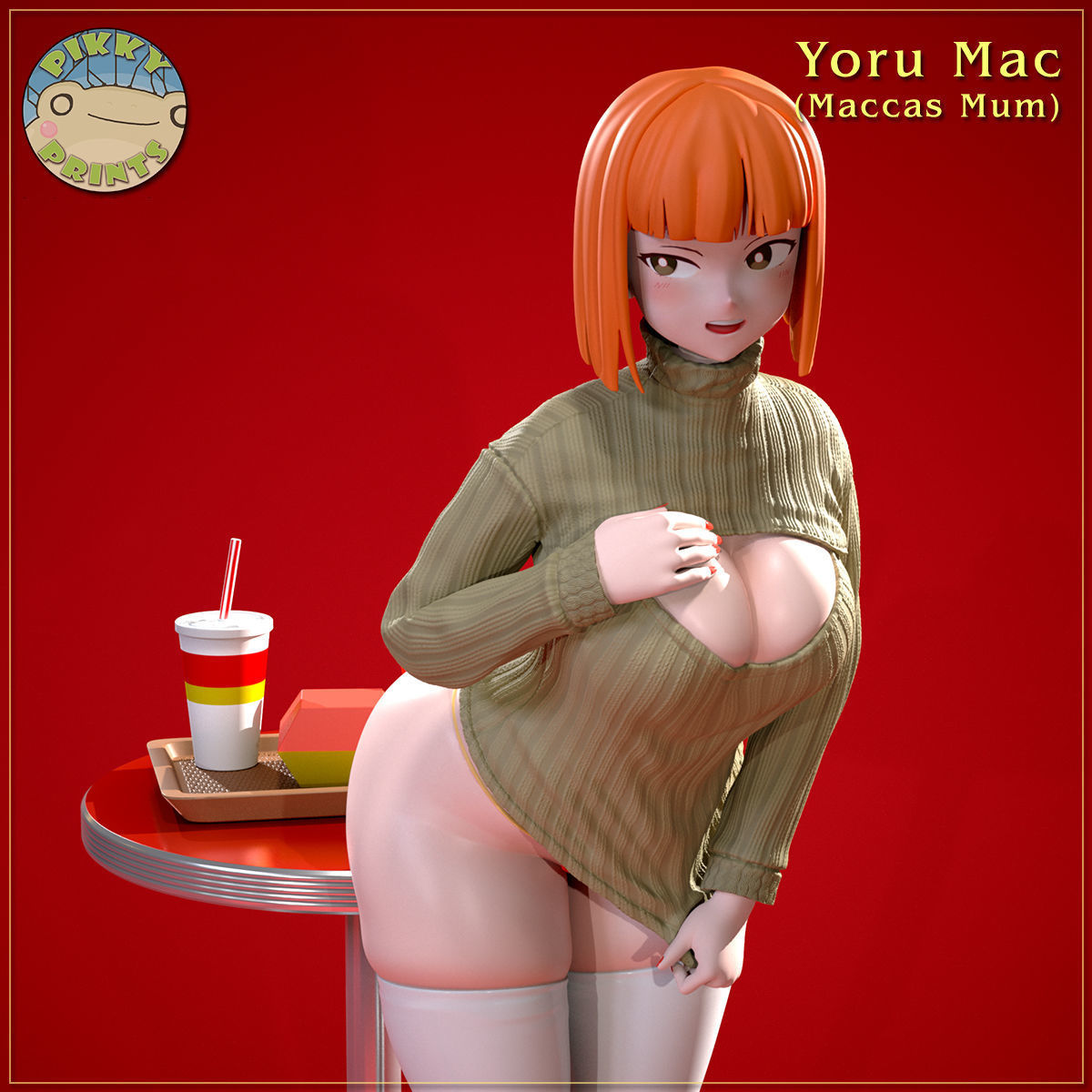 Yoru Mac - Maccas Mum 3D print model_5