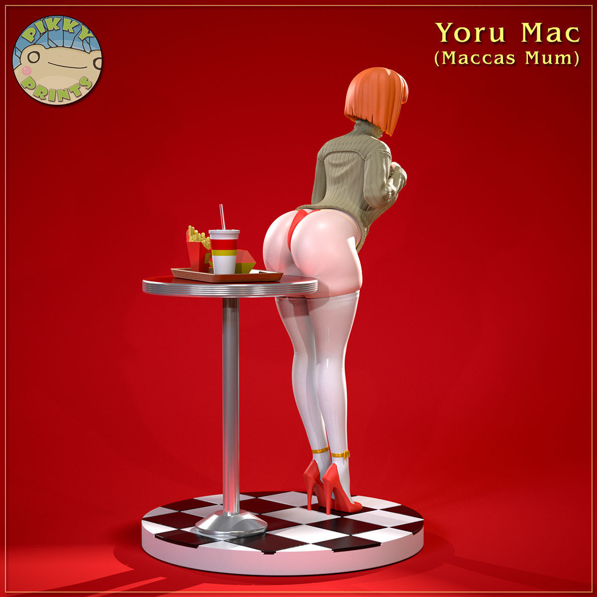 Yoru Mac - Maccas Mum 3D print model_3
