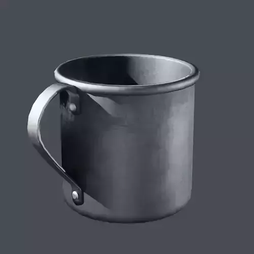 Soviet metal cup 
