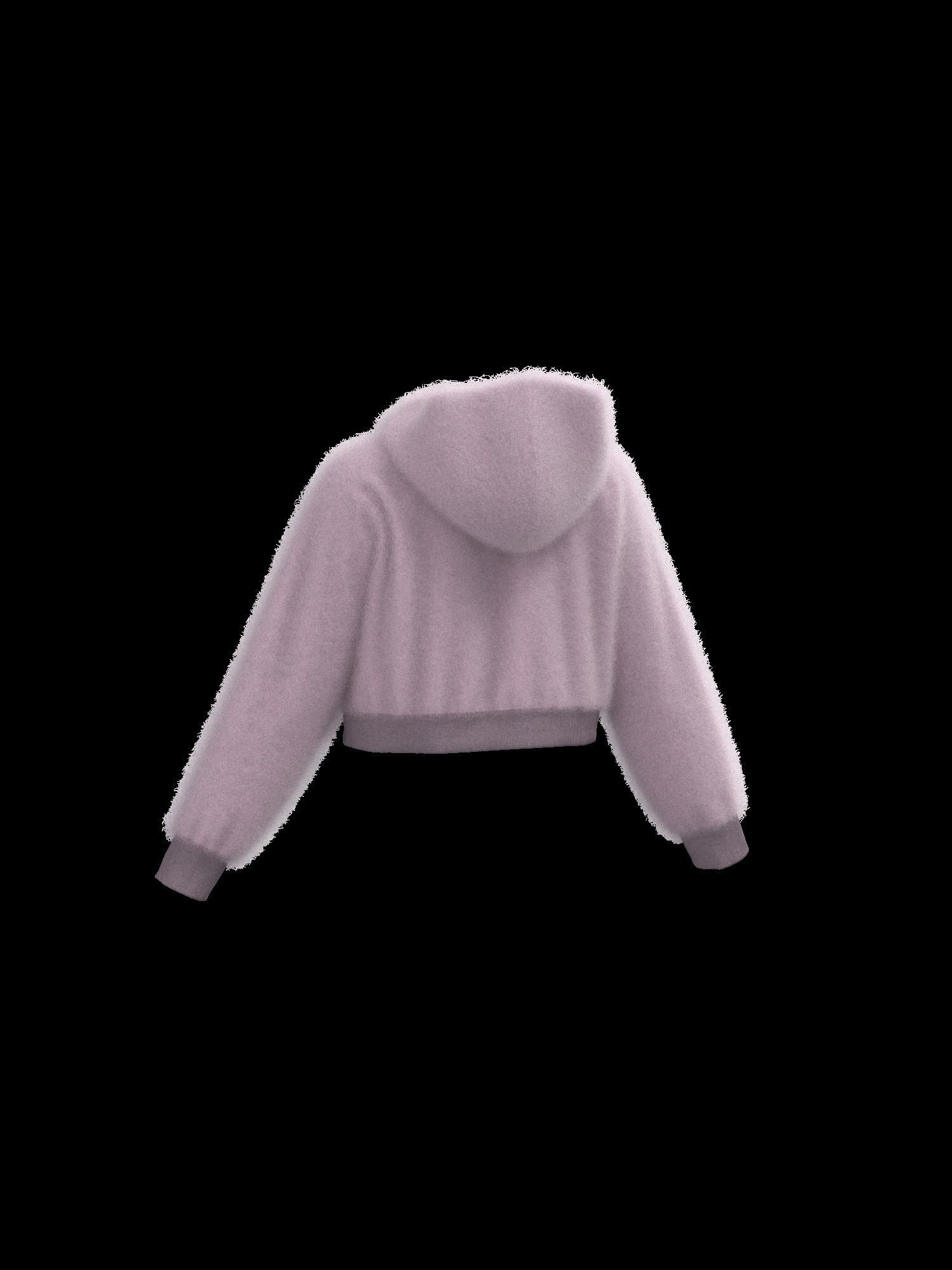Female raglan crop hoodie 3D model_8