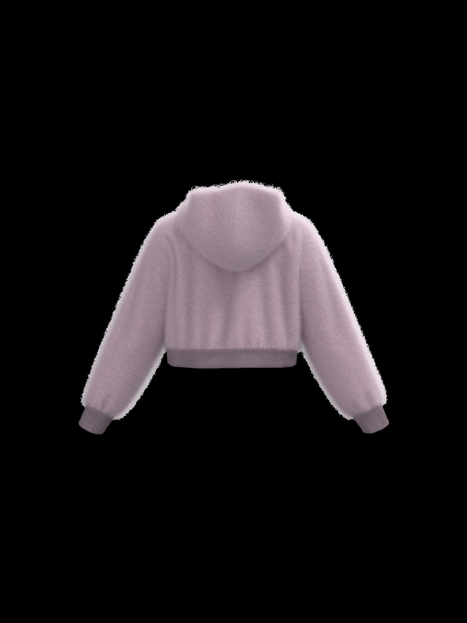Female raglan crop hoodie 3D model_11