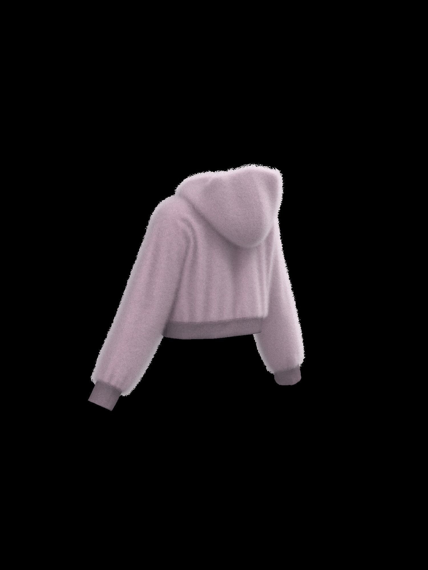 Female raglan crop hoodie 3D model_9