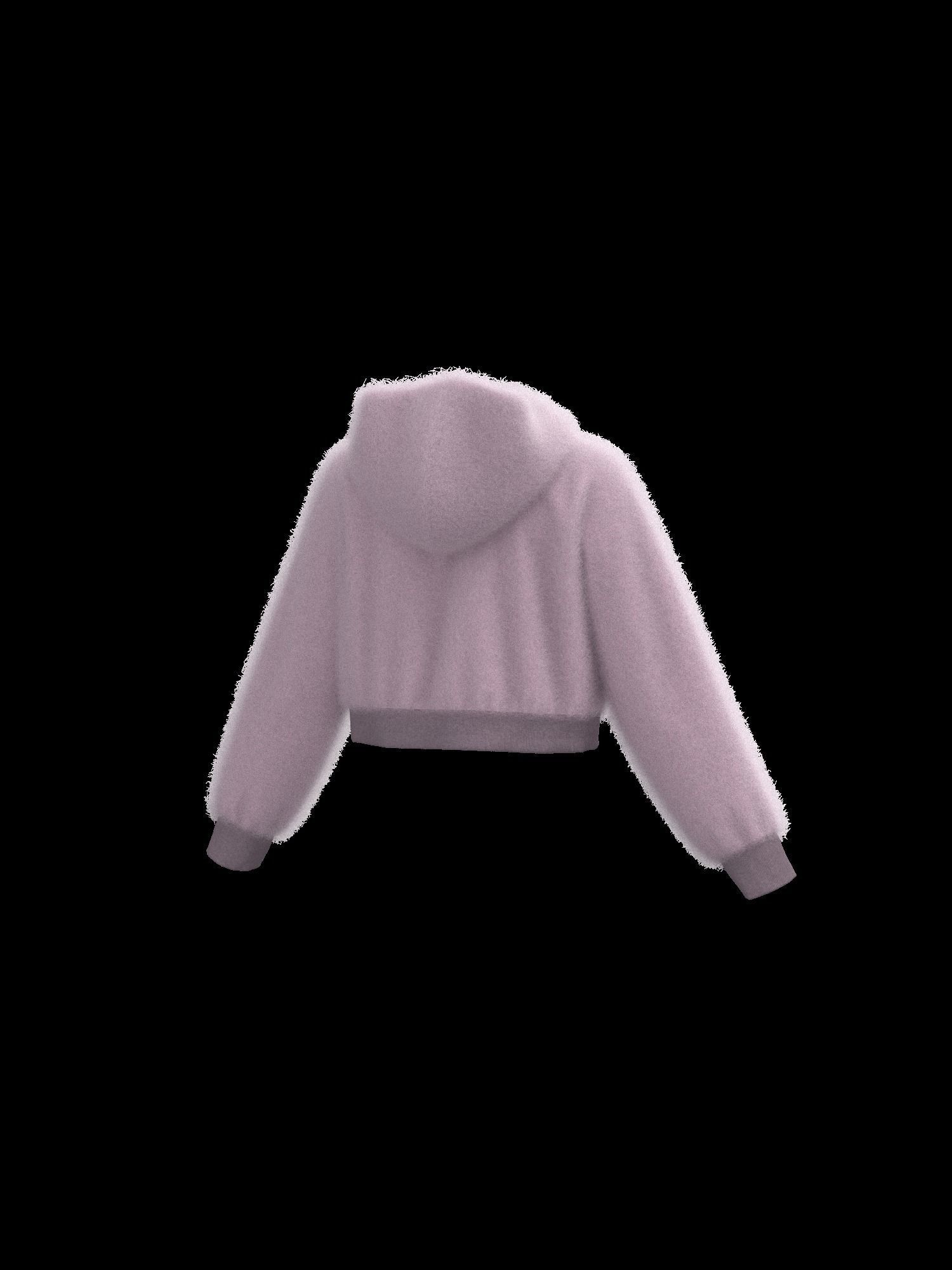 Female raglan crop hoodie 3D model_18