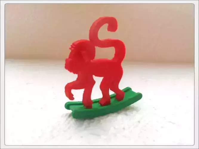 Monkey circle Free 3D print model