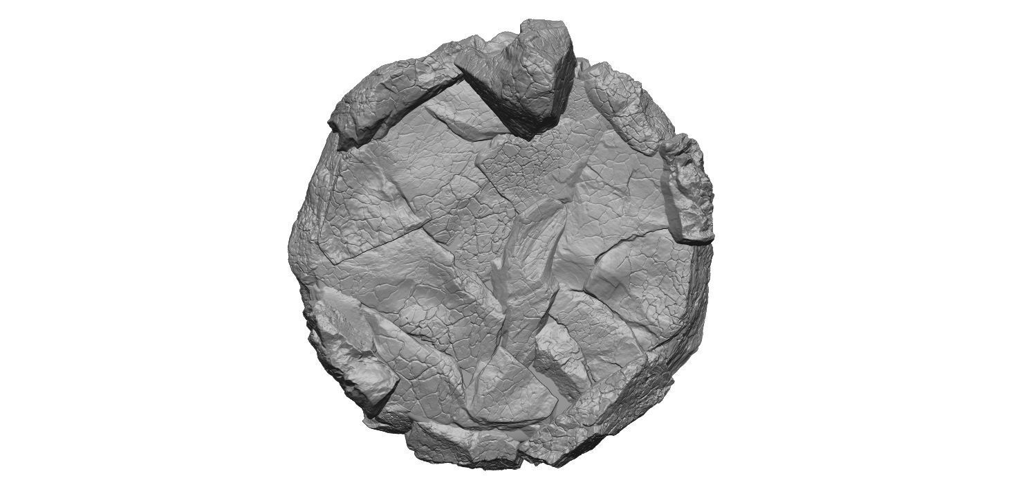 Stone Golem  walk 3D print model_6