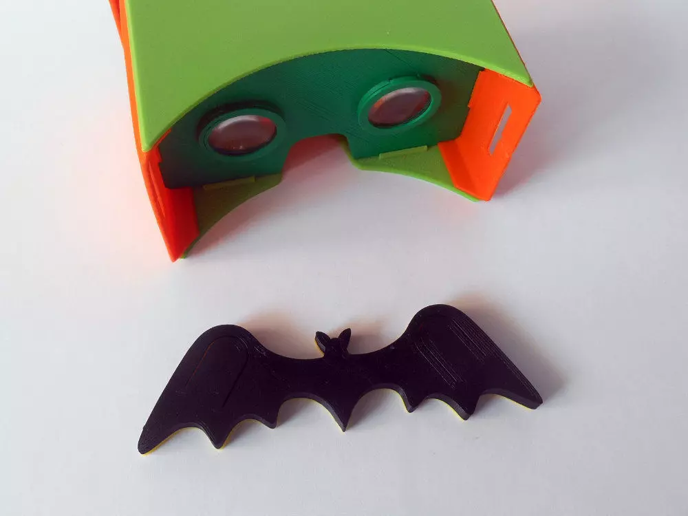 Flying Bat magnet joystick for Google Cardboard Free 3D print model