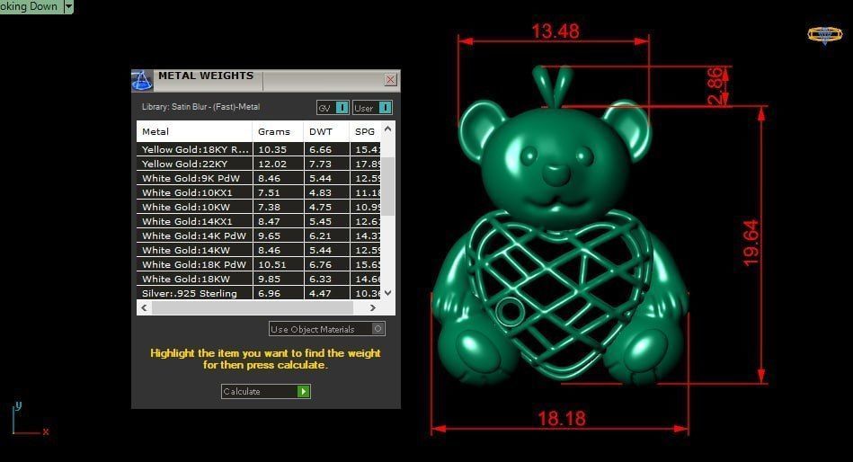 teddy bear 3D print model_2