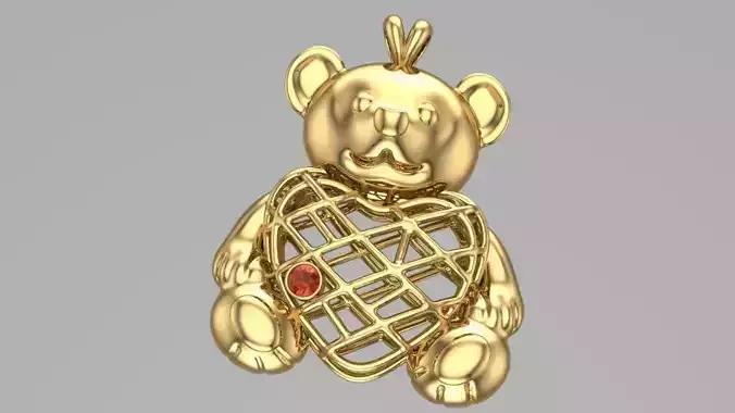 teddy bear 3D print model