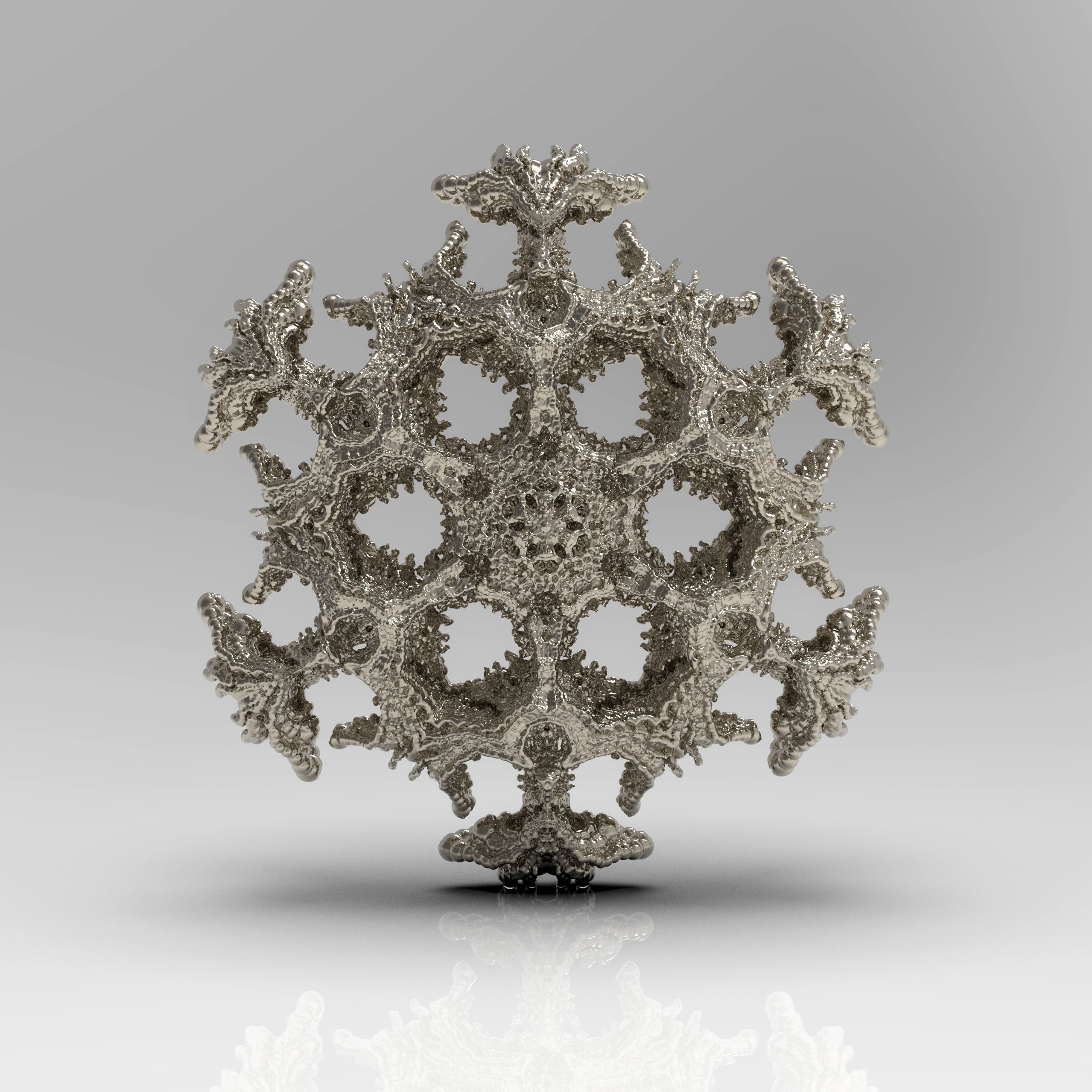 Fractal Klein - 6 Fold 3D print model_1