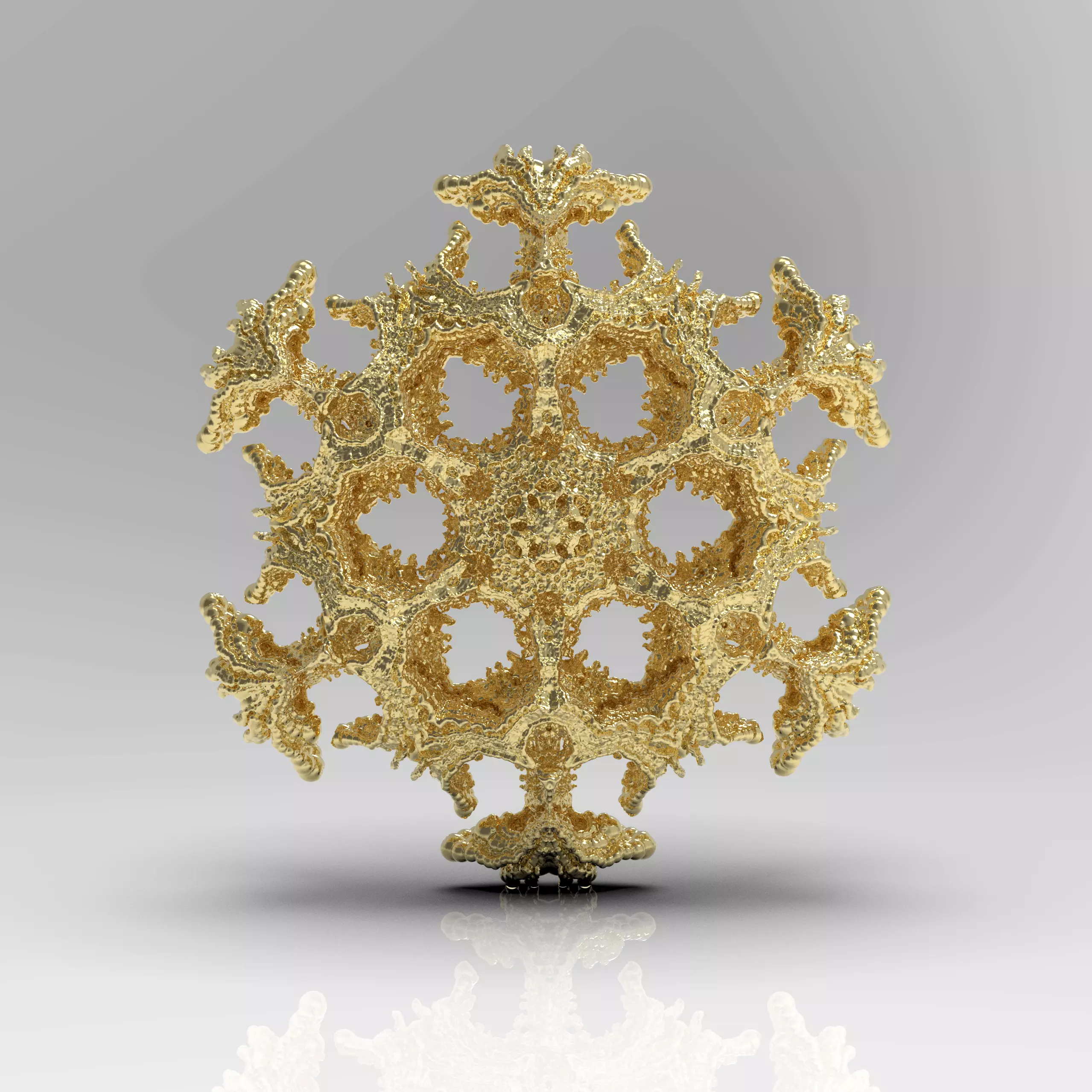 Fractal Klein - 6 Fold 3D print model_0