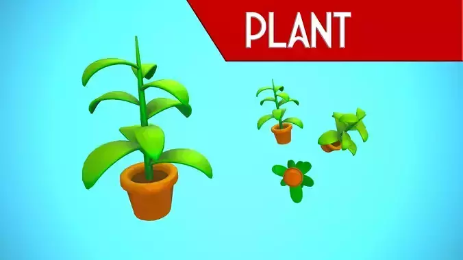 PLANT CARTOON STYLIZED