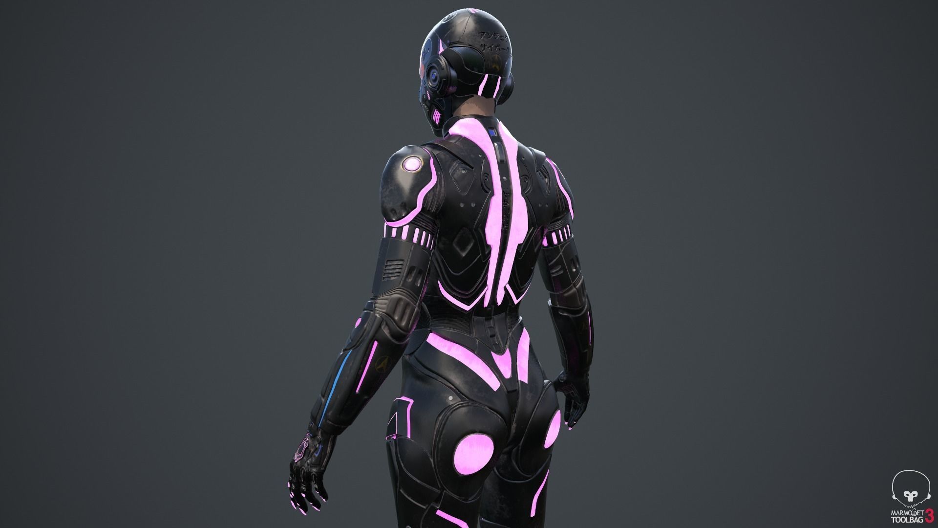 Cyborg Angel Asian 17 and 18 3D model_65