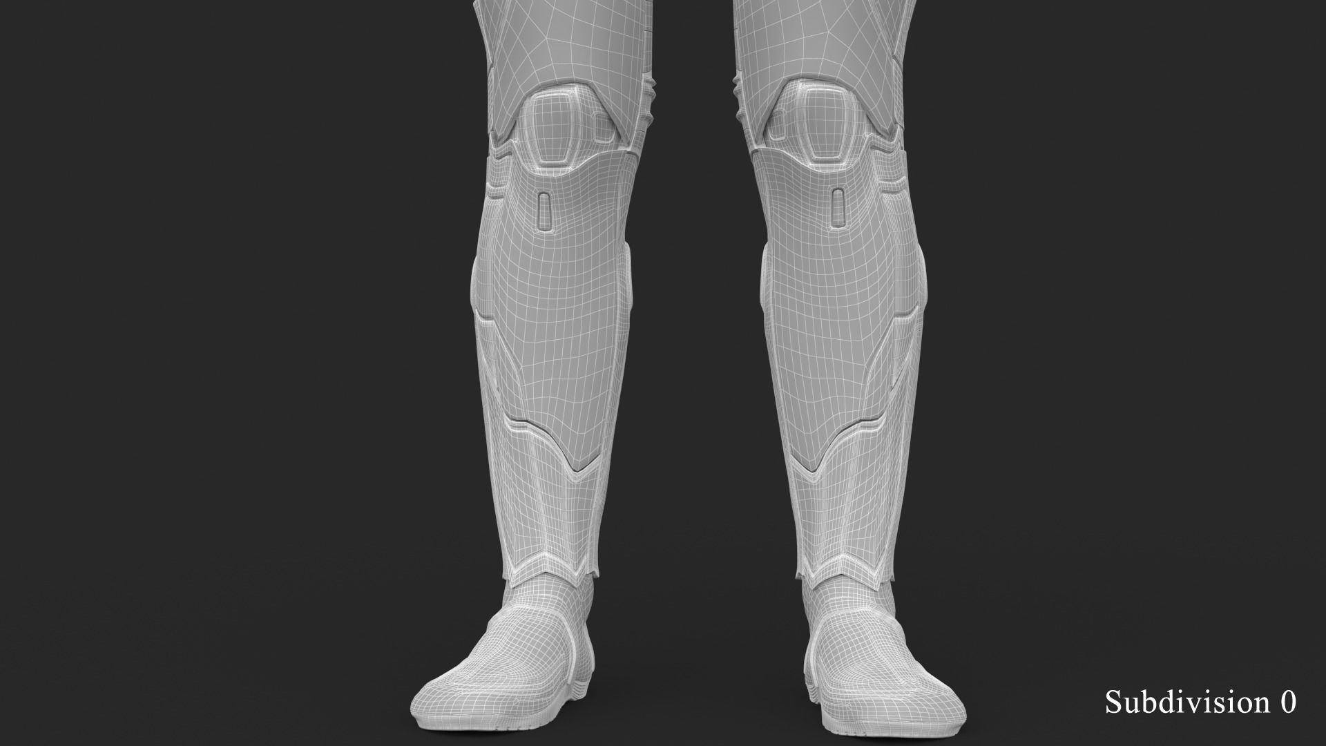 Cyborg Angel Asian 17 and 18 3D model_48