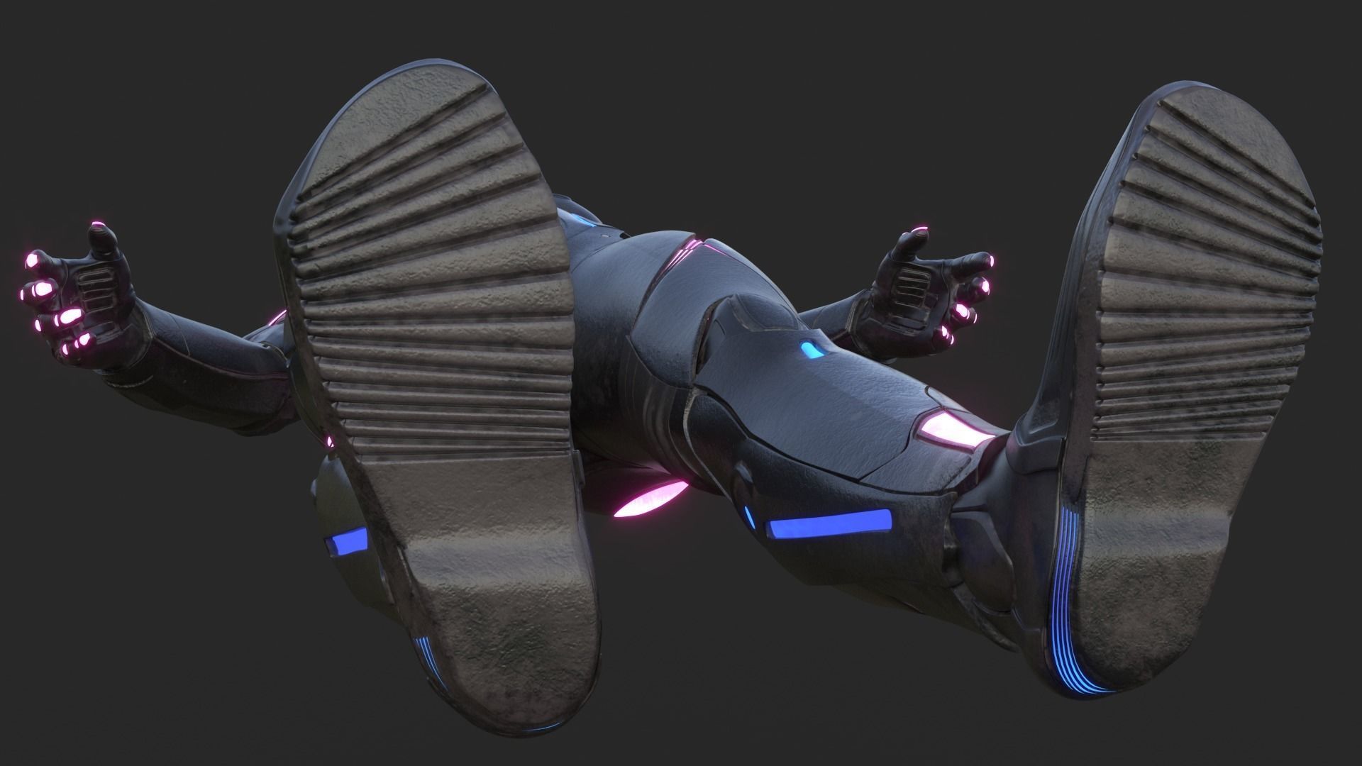 Cyborg Angel Asian 17 and 18 3D model_31