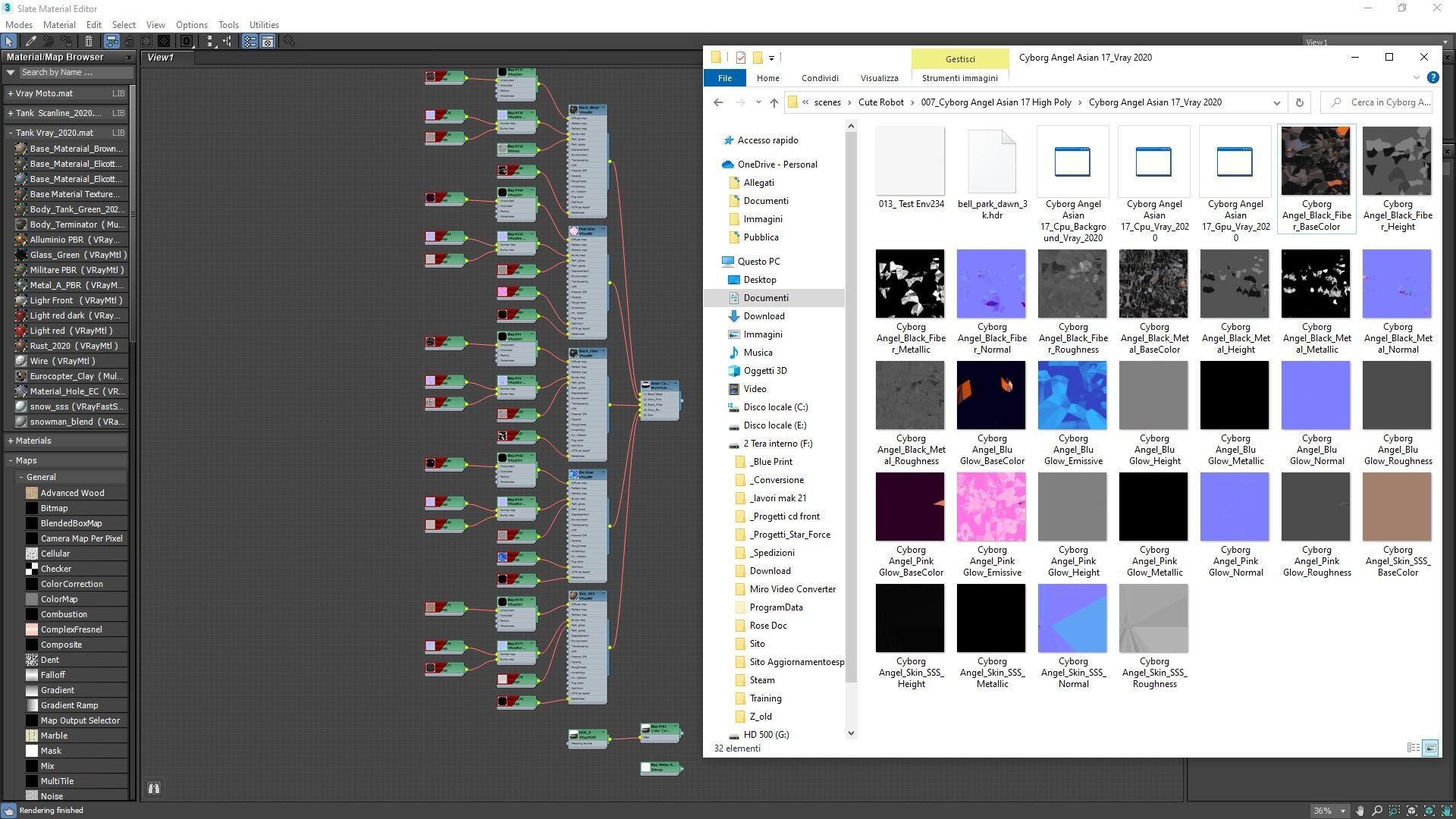 Cyborg Angel Asian 17 and 18 3D model_40