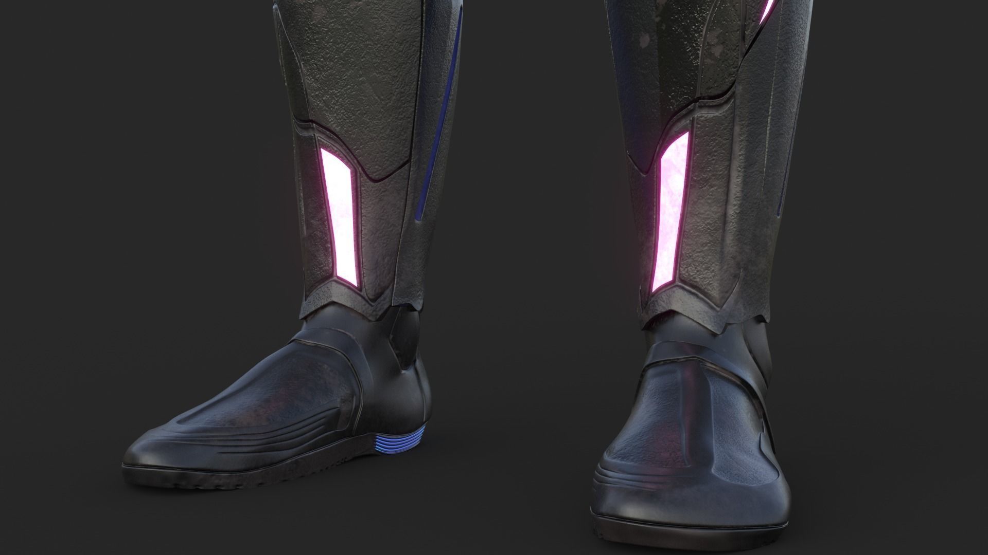 Cyborg Angel Asian 17 and 18 3D model_23