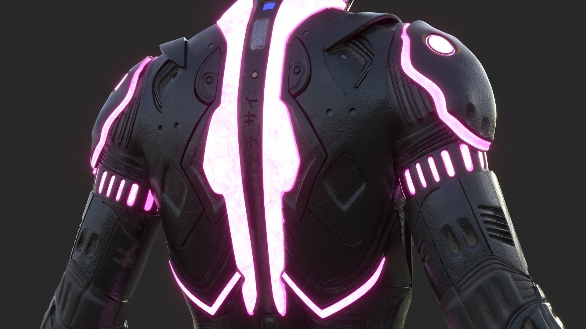 Cyborg Angel Asian 17 and 18 3D model_28