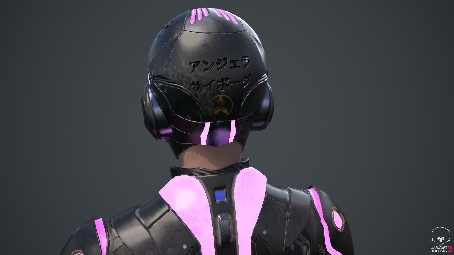 Cyborg Angel Asian 17 and 18 3D model_69