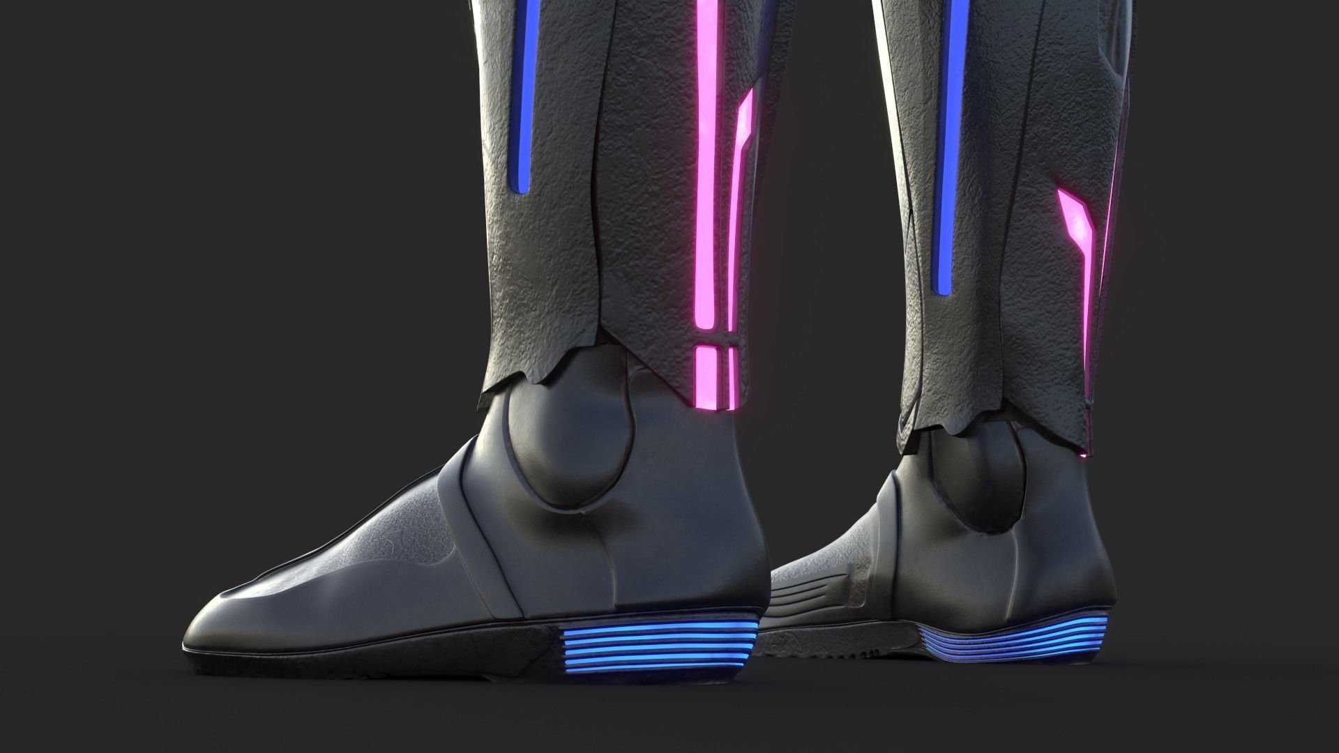 Cyborg Angel Asian 17 and 18 3D model_24