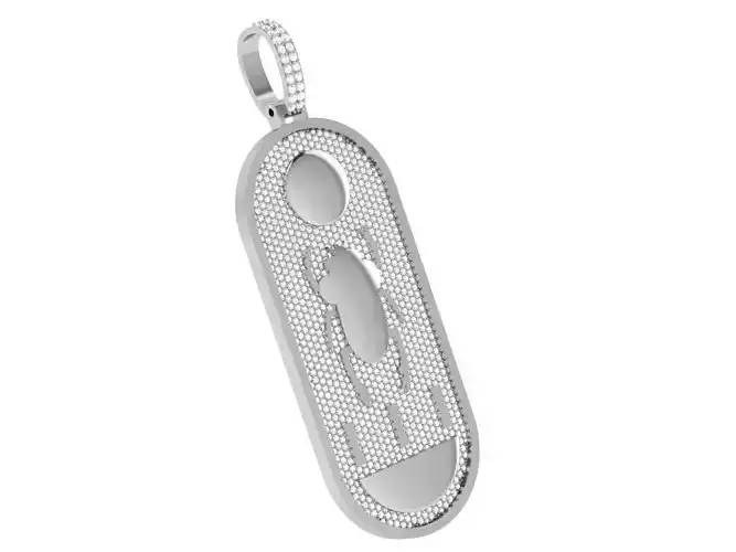 Chafer Pave Pendant 4577