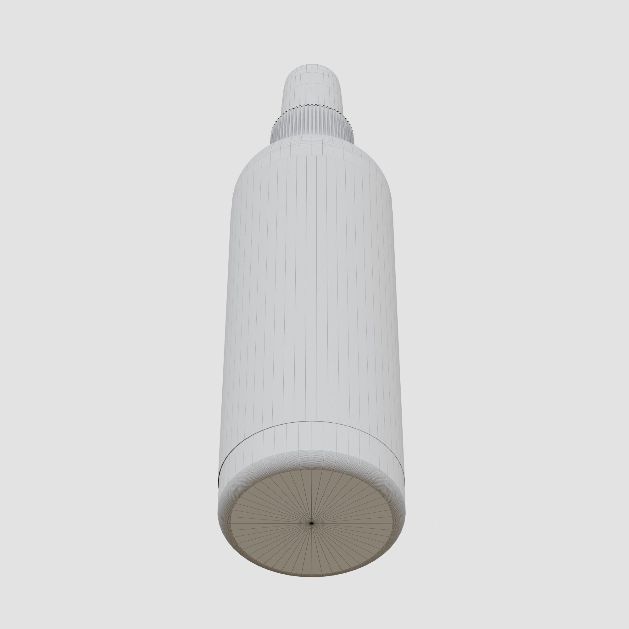 Spray Bottle with Label 3D model_9