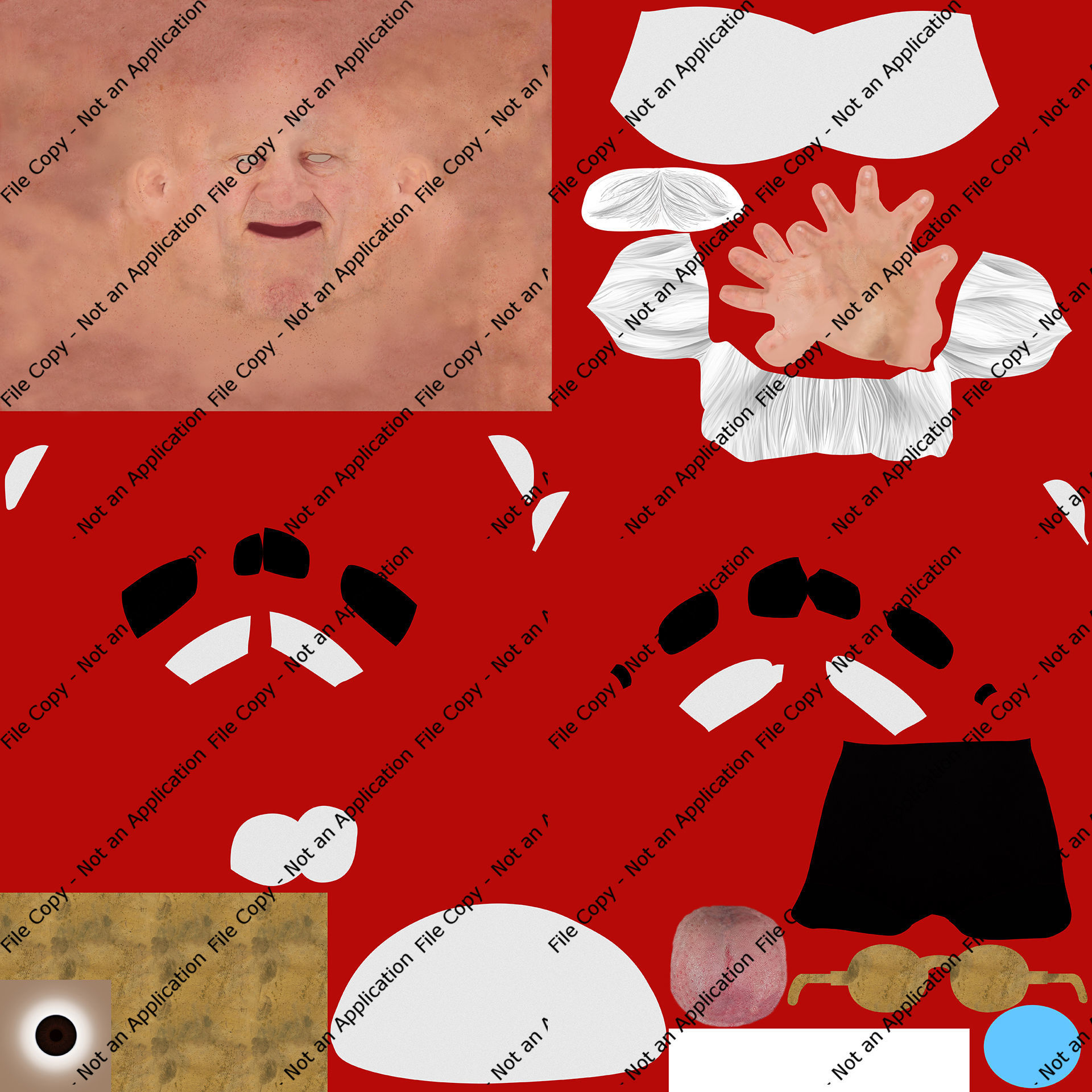 Santa Claus 3D model_20