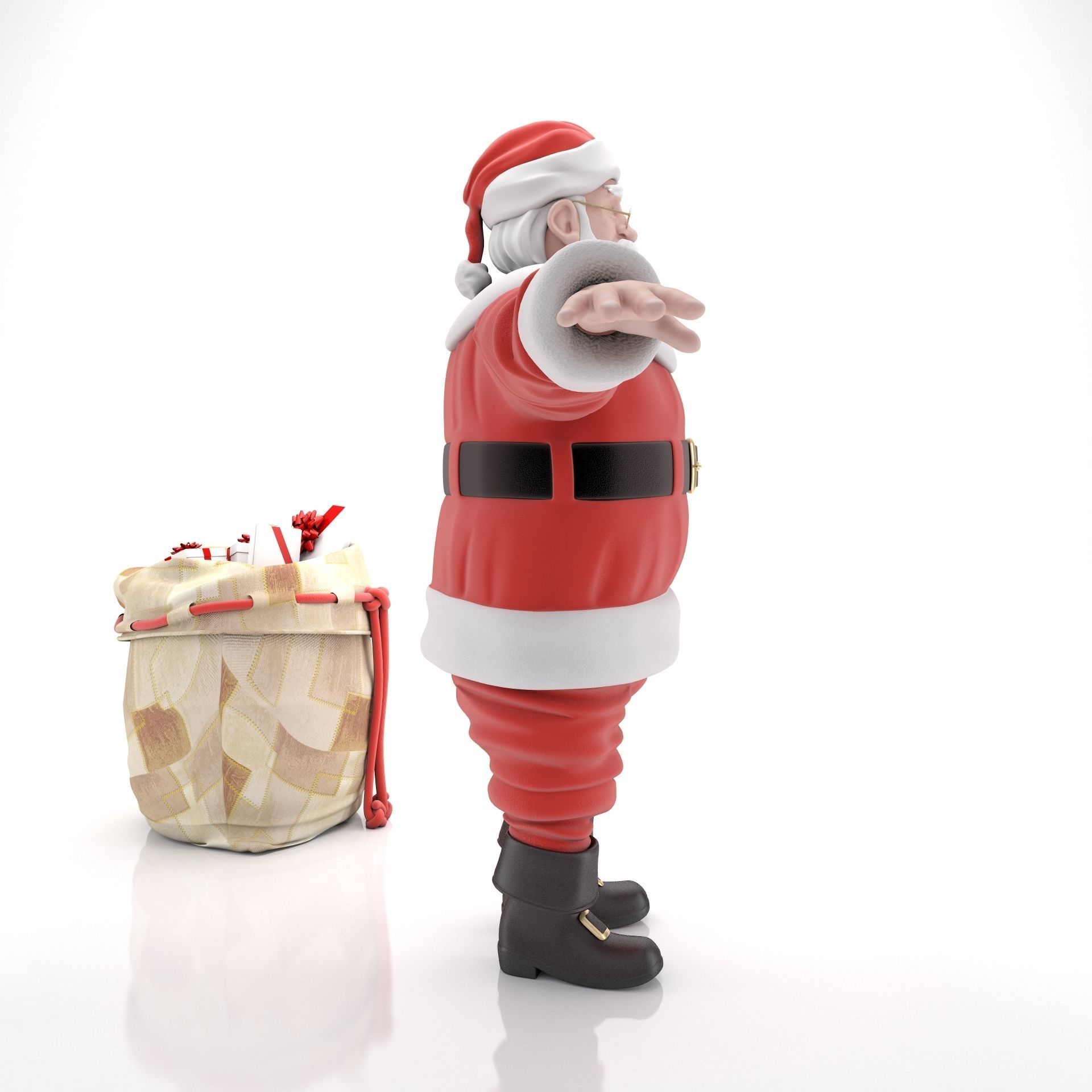 Santa Claus 3D model_3