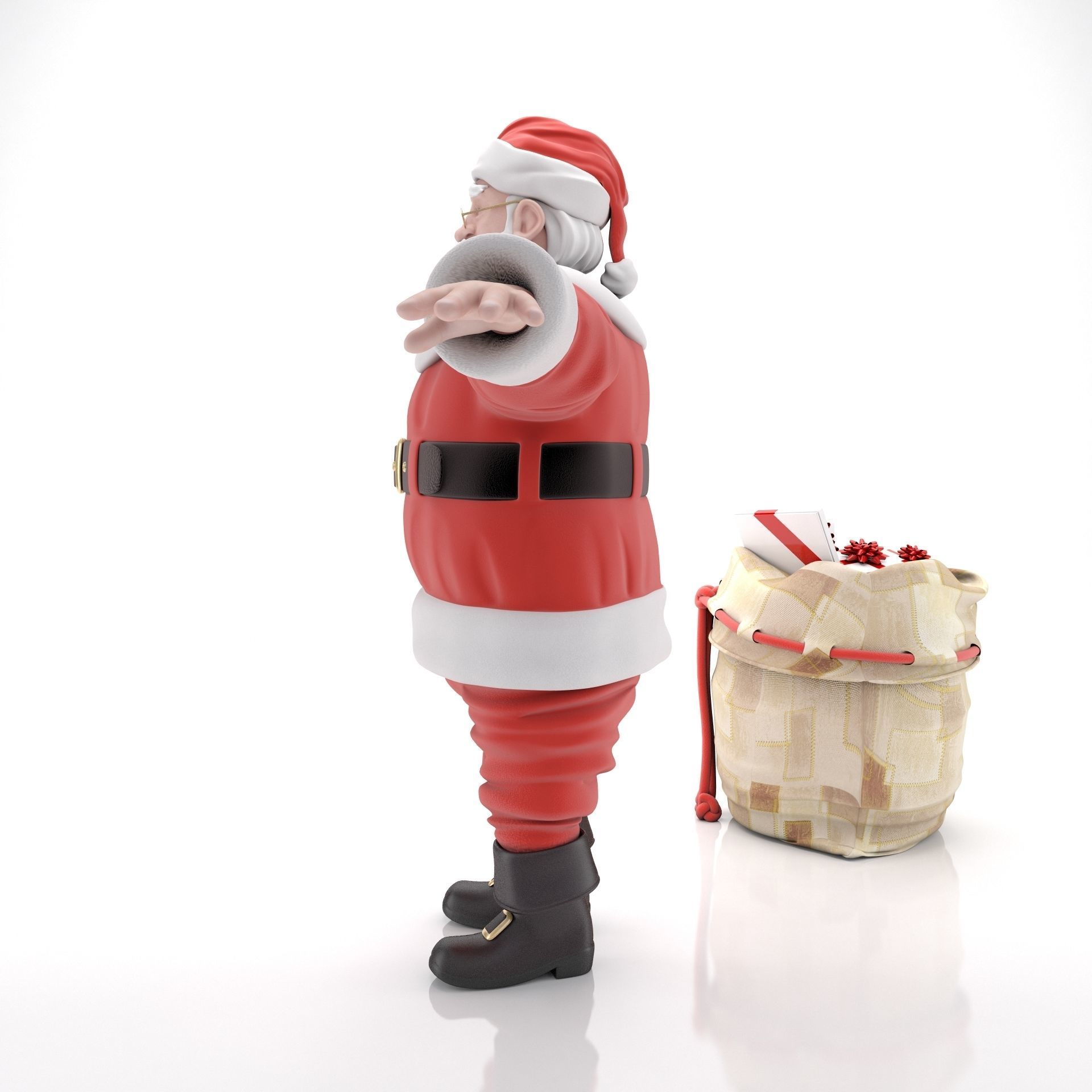 Santa Claus 3D model_4