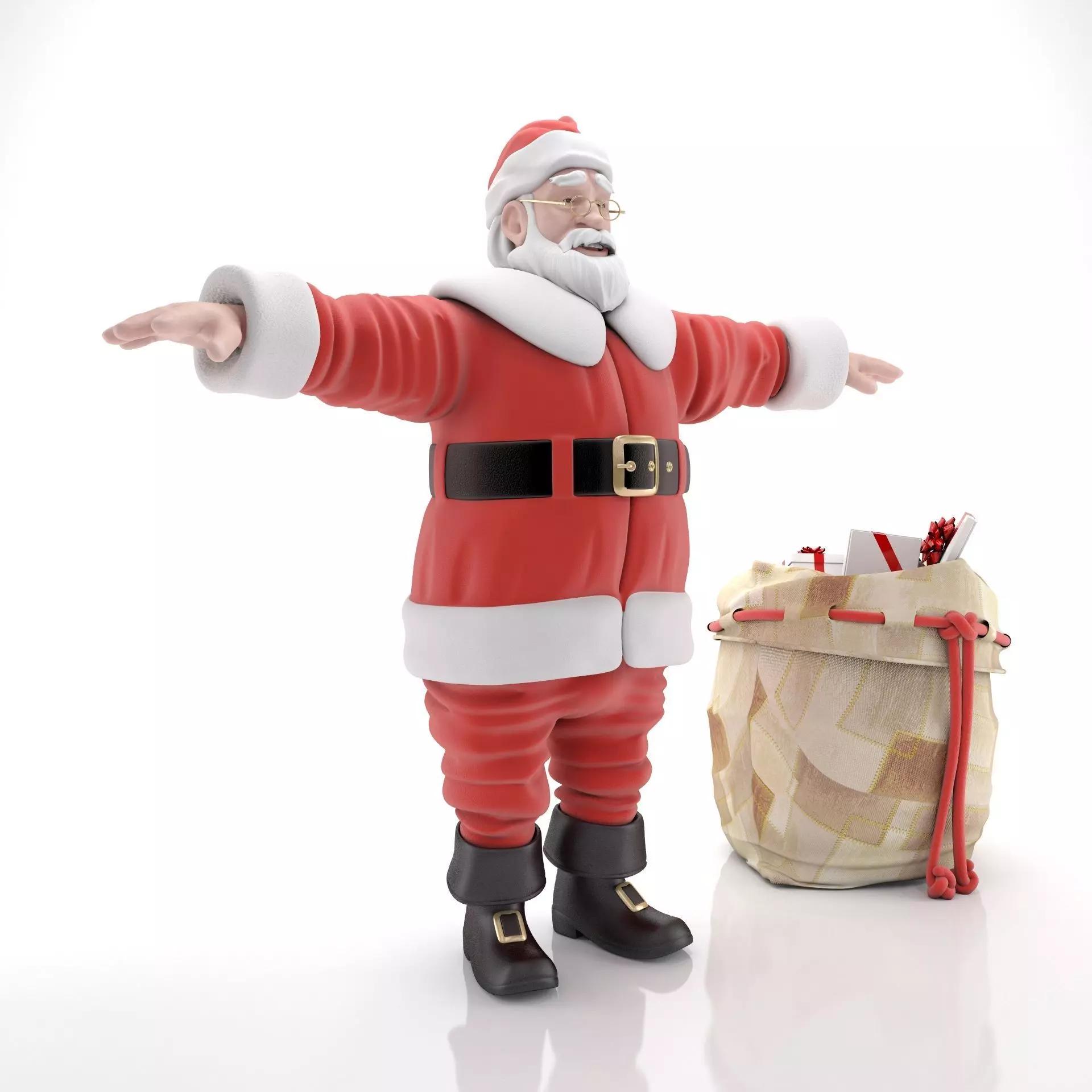 Santa Claus 3D model_0