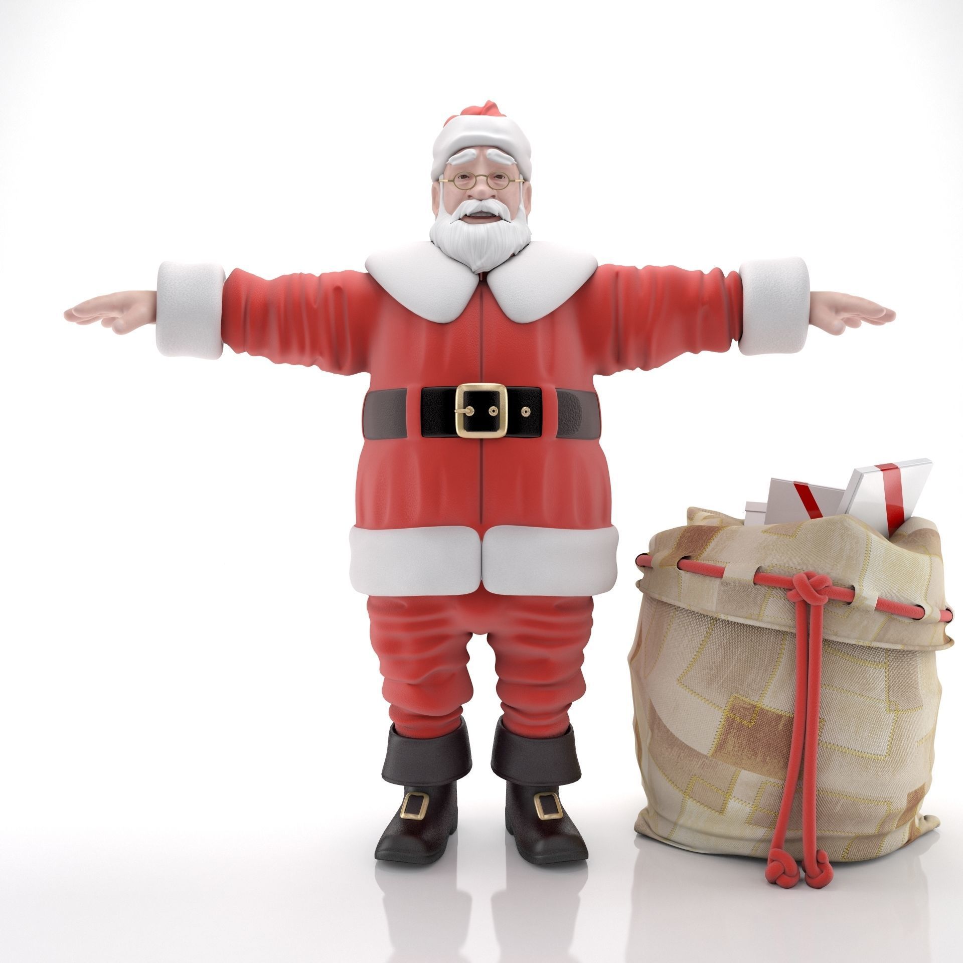 Santa Claus 3D model_1