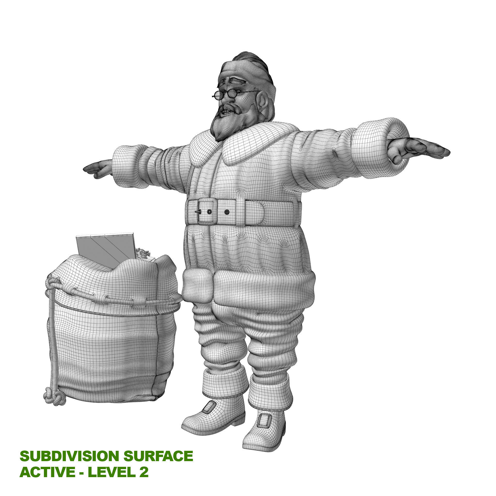 Santa Claus 3D model_23