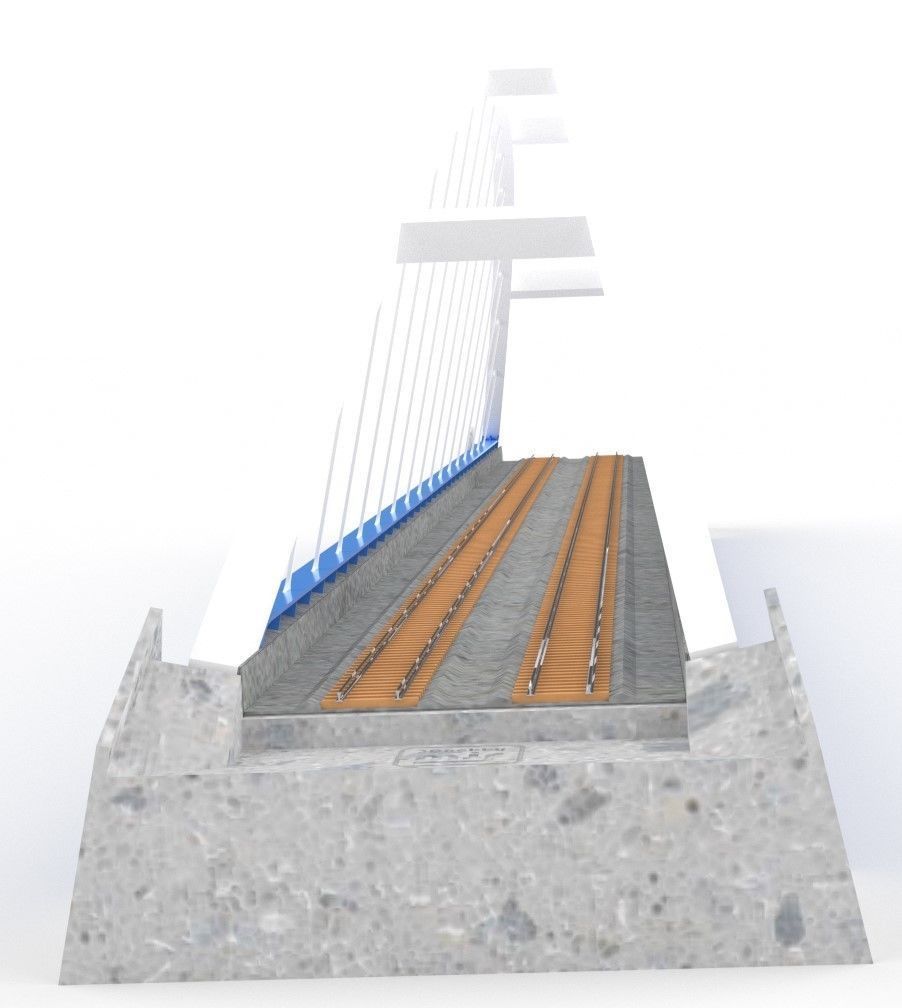 MJS2310-TT PONT FERROVIAIRE DE MASSONGEX -Railway Bridge 3Dprint 3D print model_13