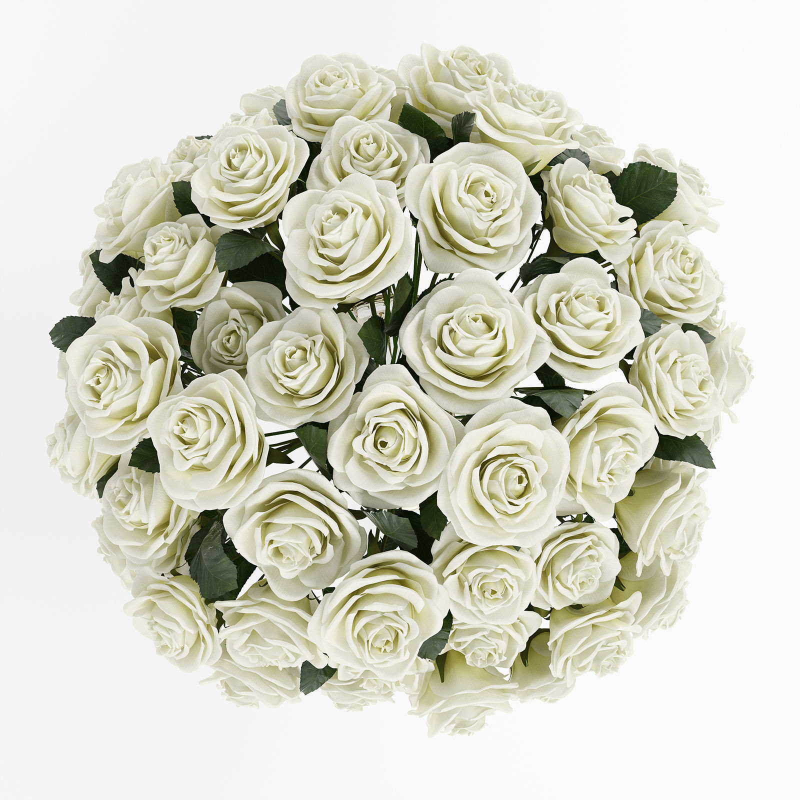 Roses in a vase 3D model_6