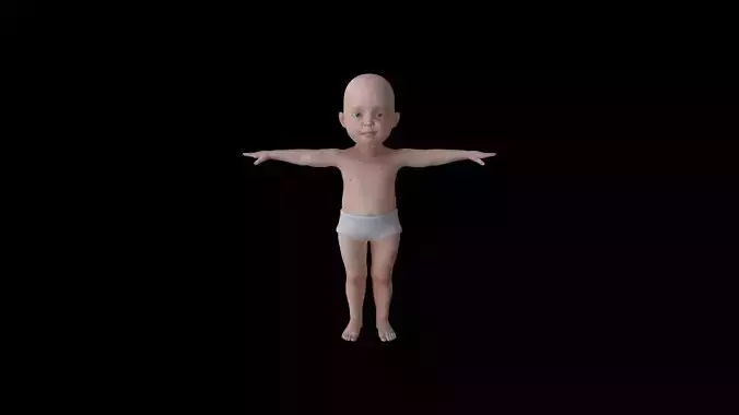 BABY01 Rigged Baby