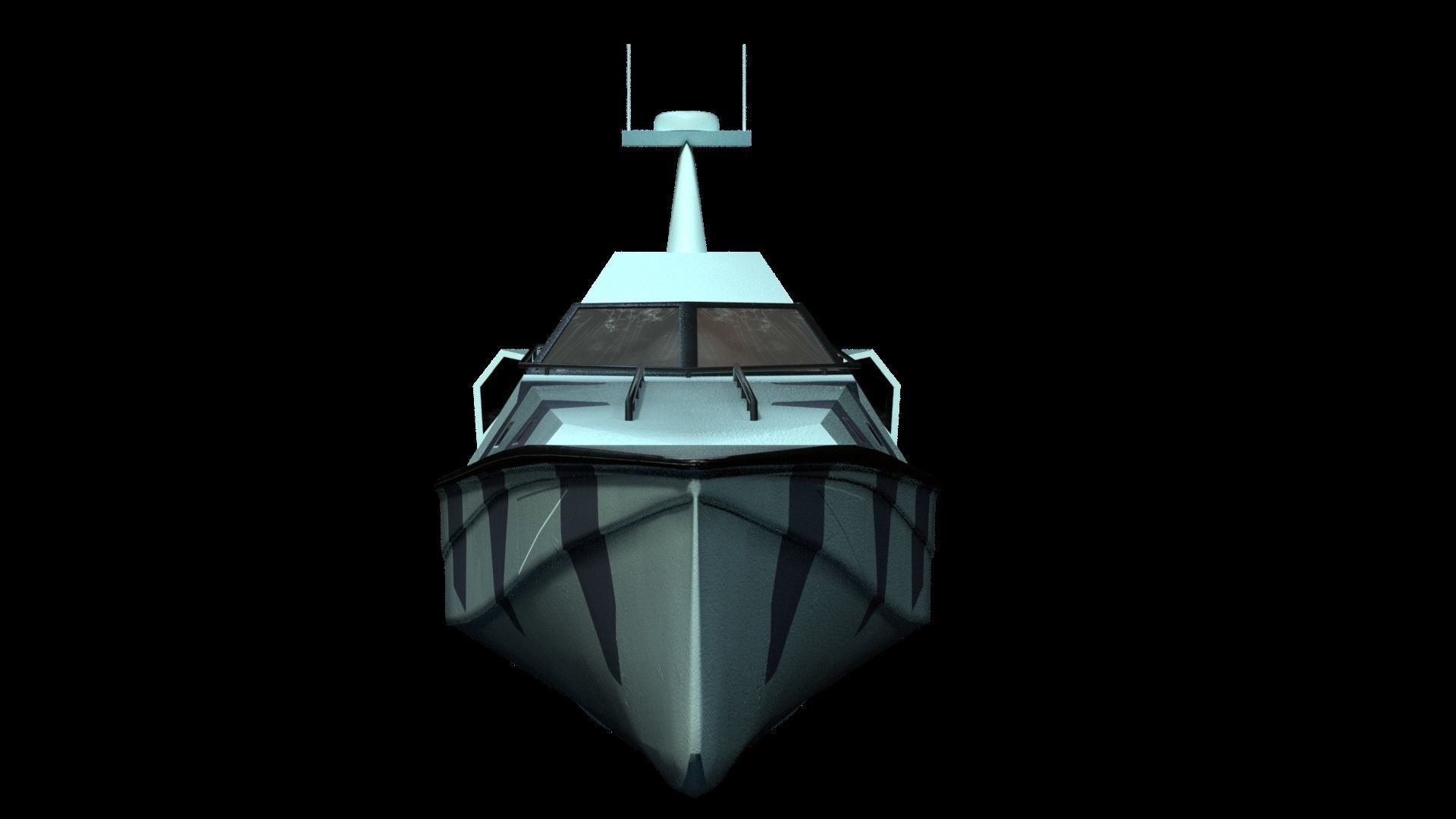 Barracuda XSV-17 Low-poly 3D model_8