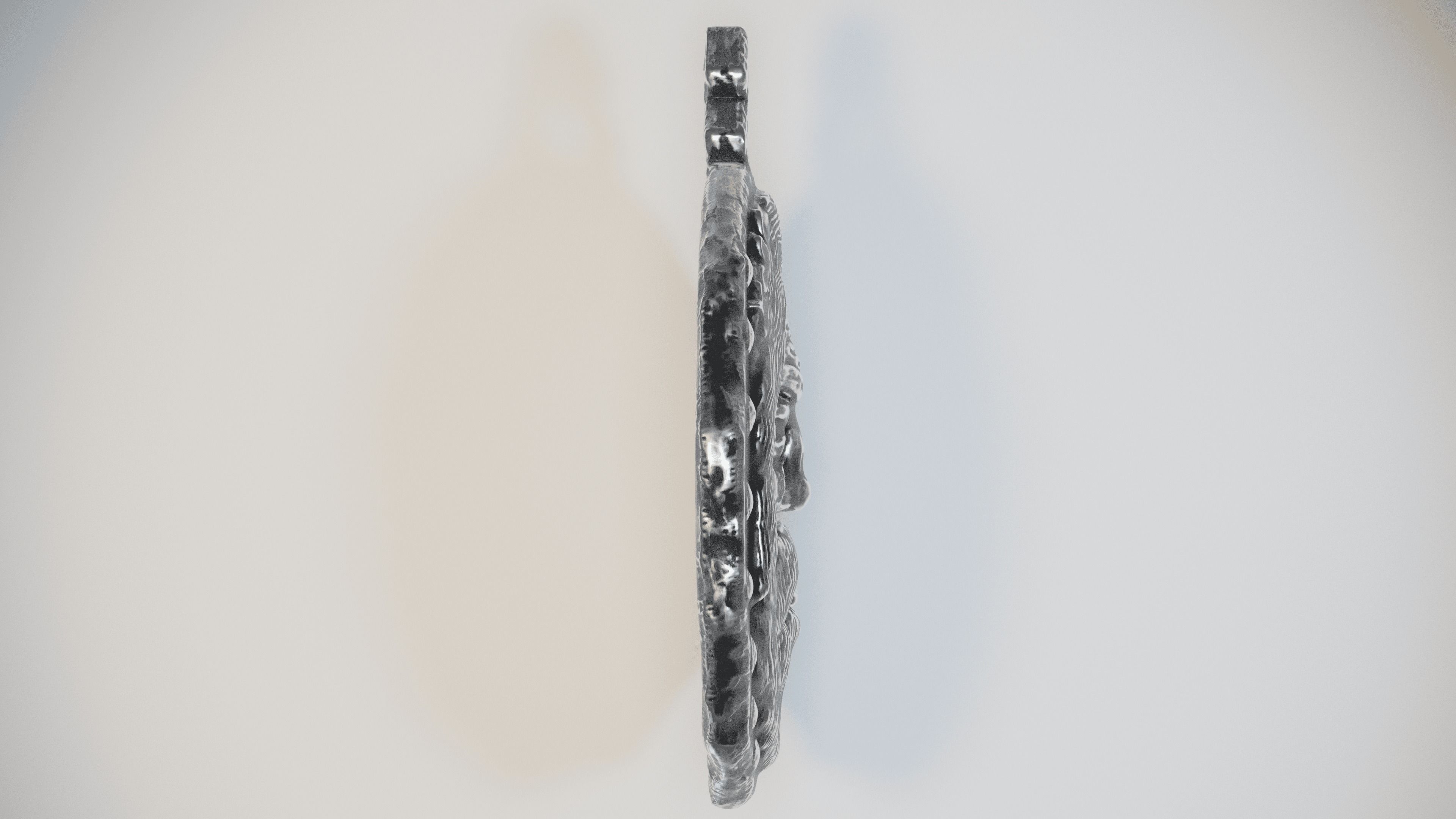 Old Zeus Coin Pendant 3D print model_4