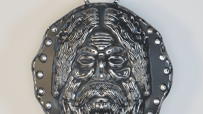 Old Zeus Coin Pendant 3D print model