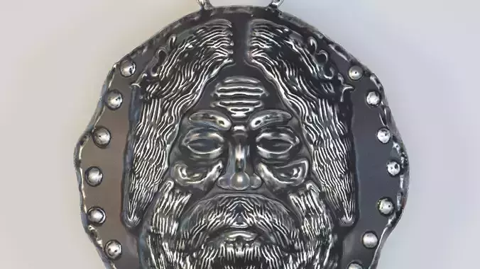 Old Zeus Coin Pendant