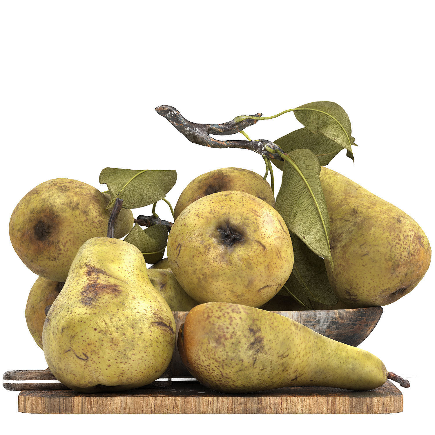 fruit set collection 04 3D model_8