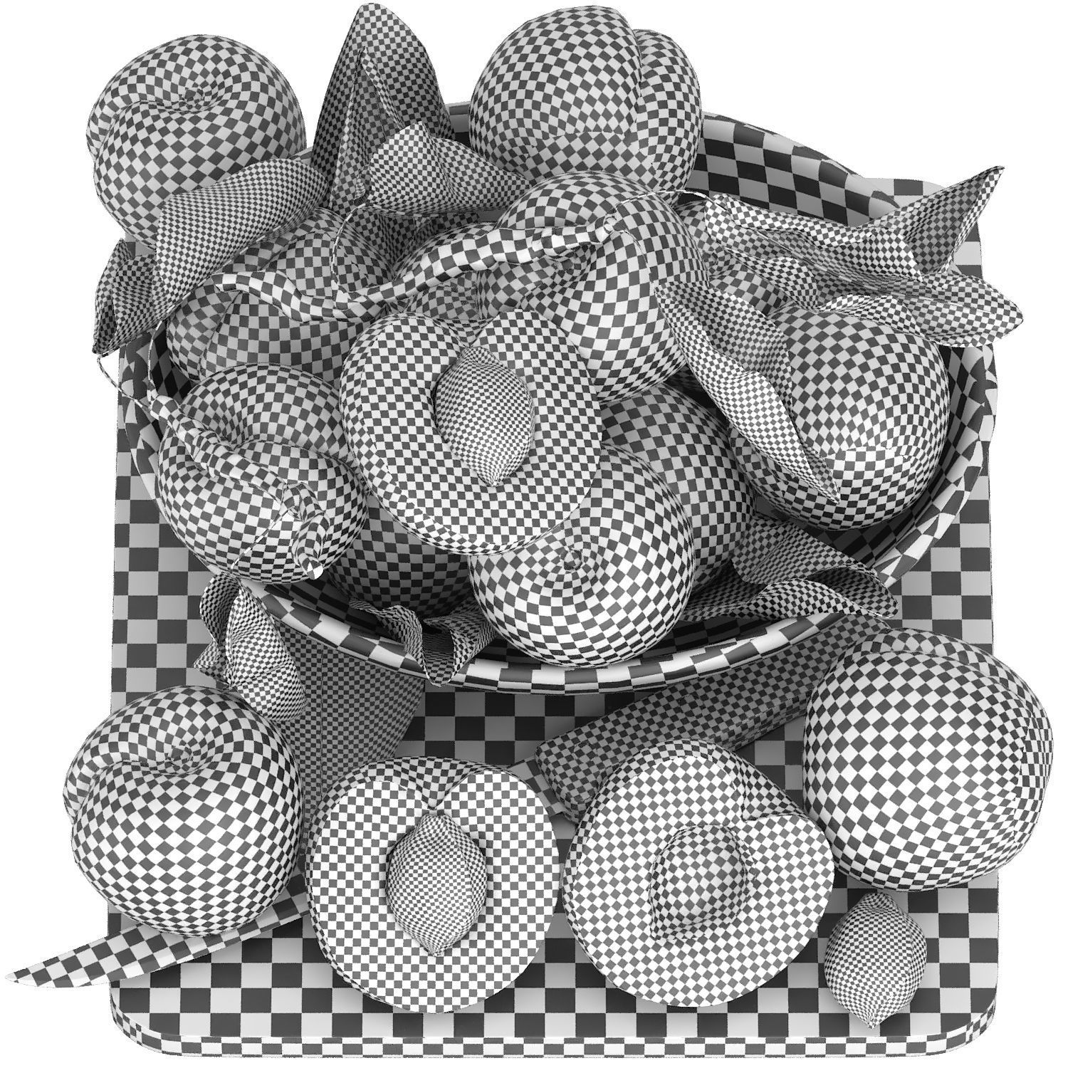 fruit set collection 04 3D model_19