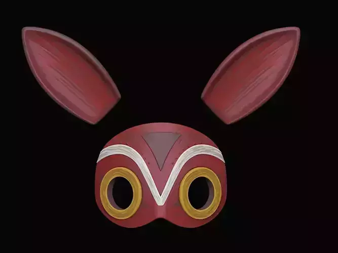 San s Mask Cosplay 3d digital file 3D print model