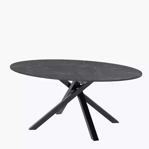 Mariedamn Table black marble effect PBR