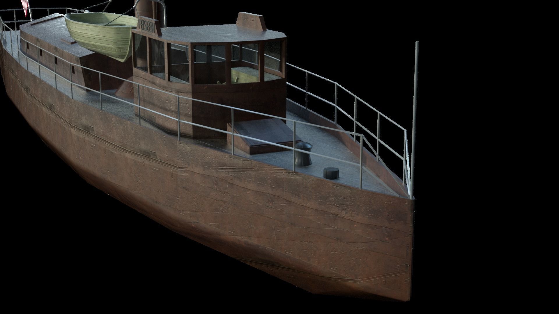 Feiseen Ship Low-poly 3D model_8