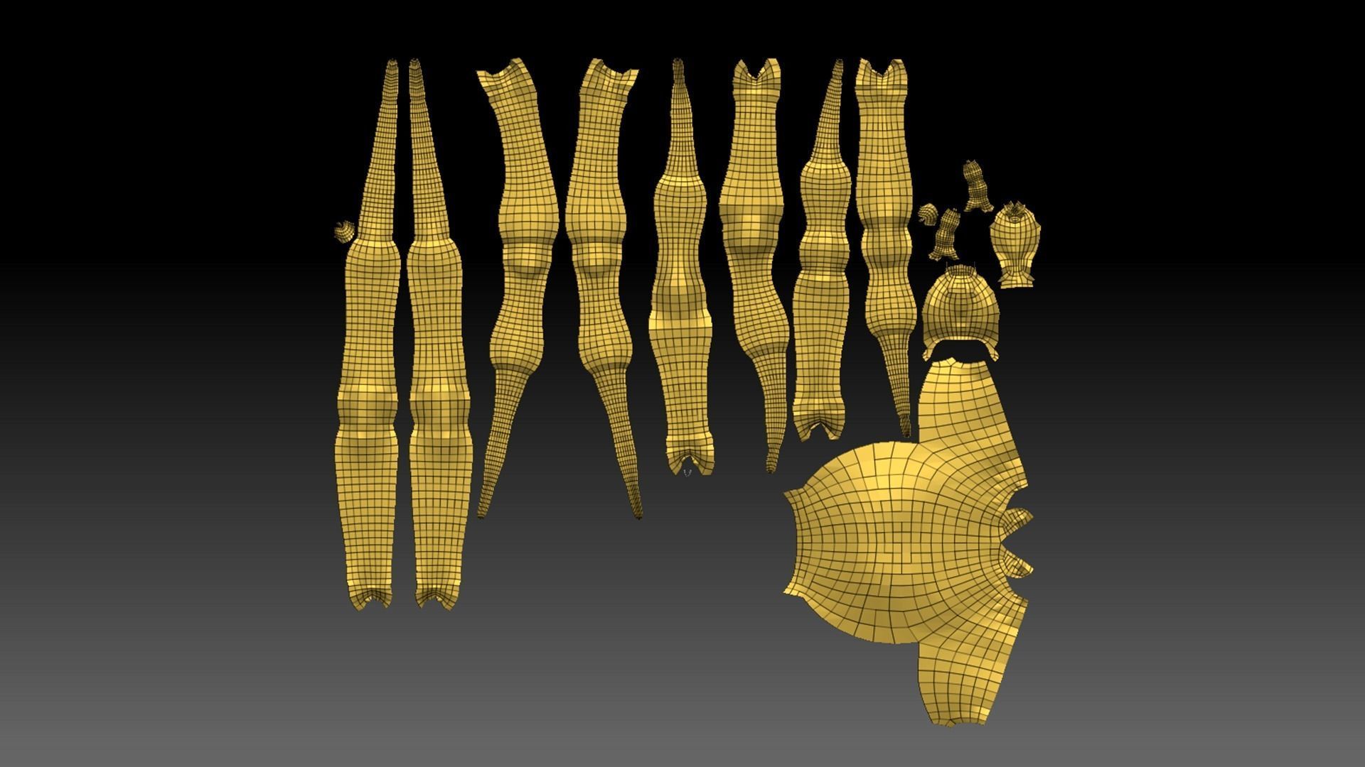 Spider Pack 3D model_14