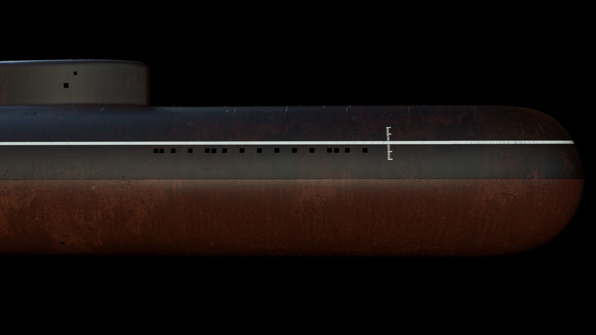 K-222 Submarine 3D model_6