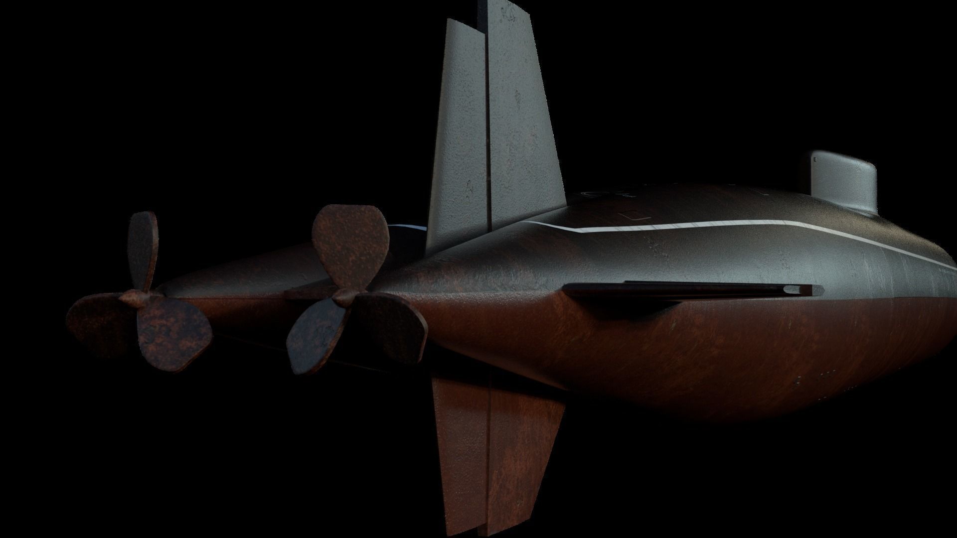 K-222 Submarine 3D model_5