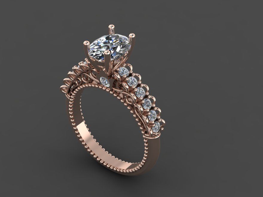 STYLISH RING 3D print model_1